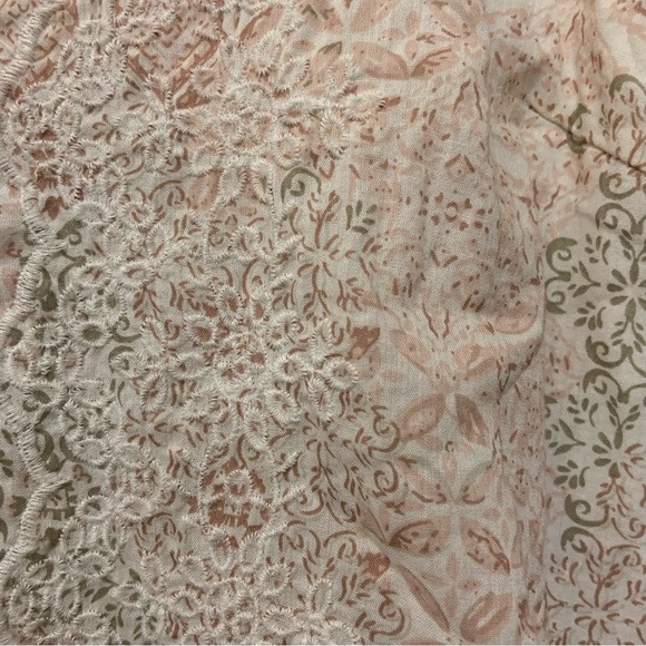 Rachel Zoe Boho Lace Ruffle Midi Dress - Size Medium - Picture 7 of 16